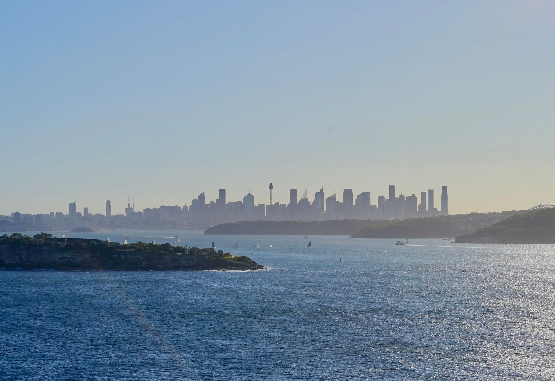 Sydney CBD skyline and harbour, our home service area